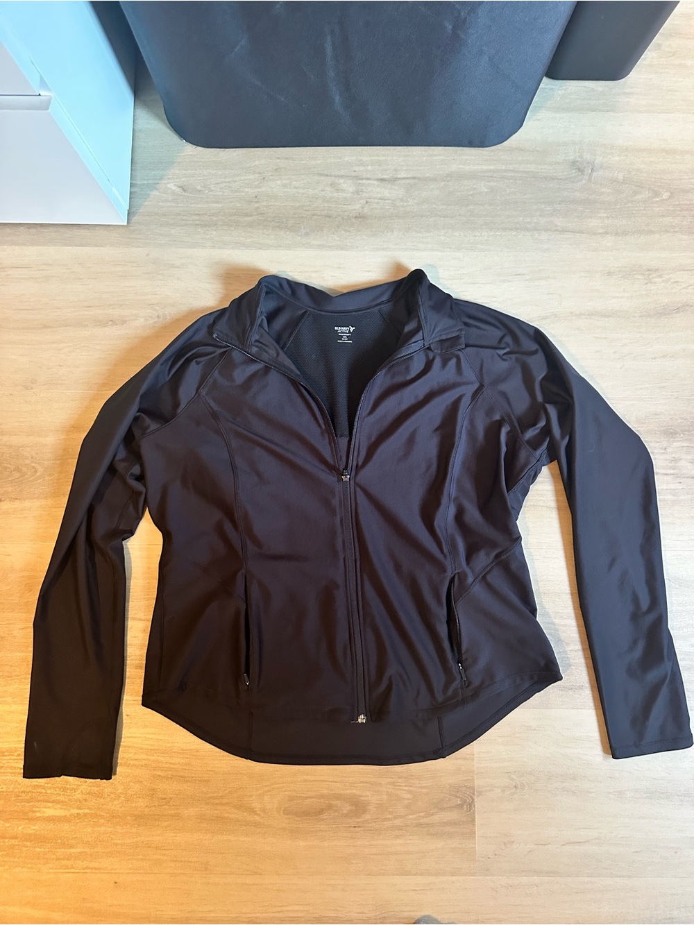 Old Navy Black Women's Lightweight Utility Zip Jacket